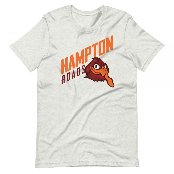 HAMPTON ROADS CUSTOM GREY AND WHITE Unisex t-shirt - Image 2