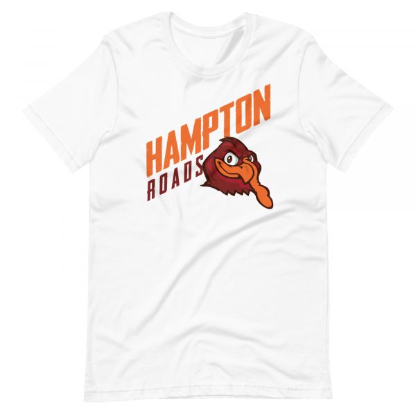 HAMPTON ROADS CUSTOM GREY AND WHITE Unisex t-shirt